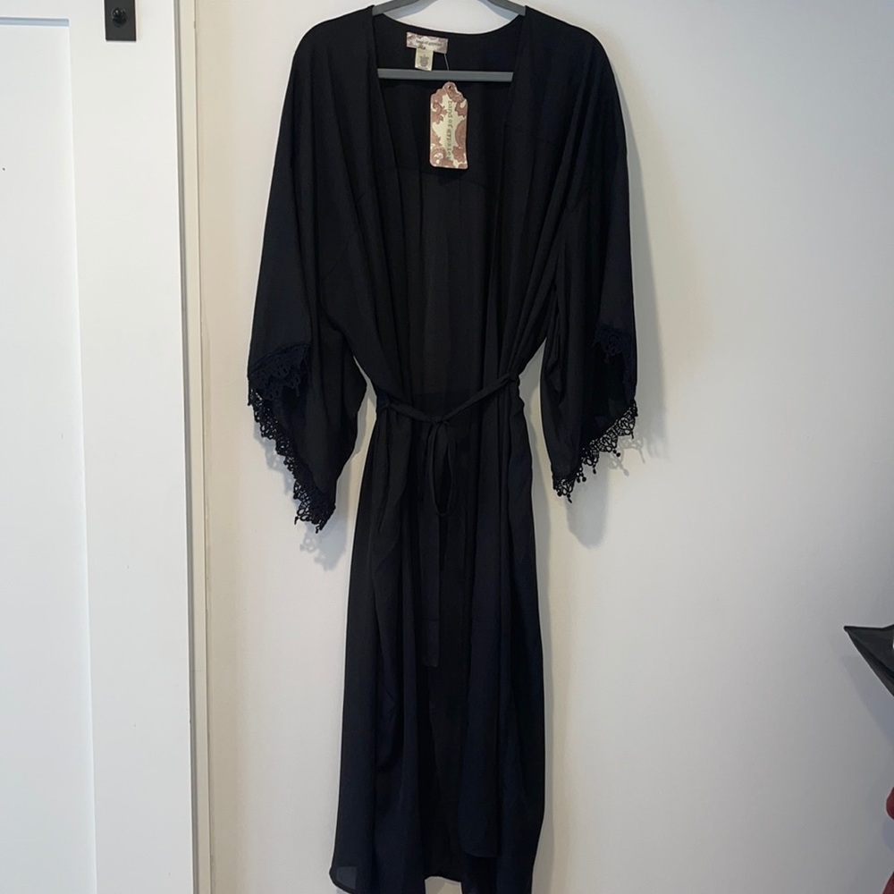 Band of Gypsies Black Kimono